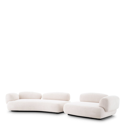 Two Part Contemporary Sofa by Tara Shaw