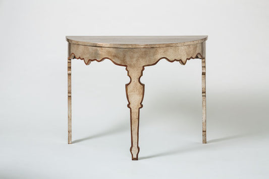 Italian Console in Silver Leaf by Tara Shaw viewed a little further away