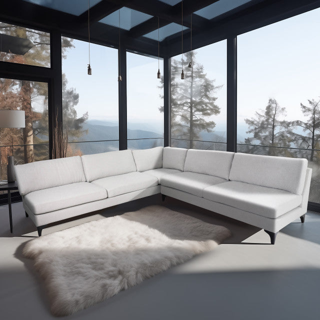 Sagebrook Modern Sofa Beige
