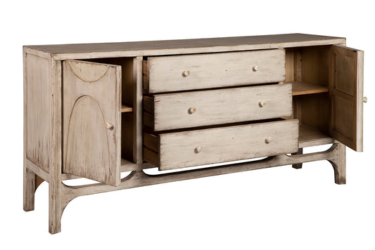 Loughlin Whimsical Pine Sideboard by Furniture Classics