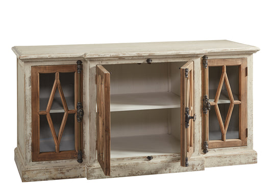 Dove Stalone Glass Front Server by Furniture Classics