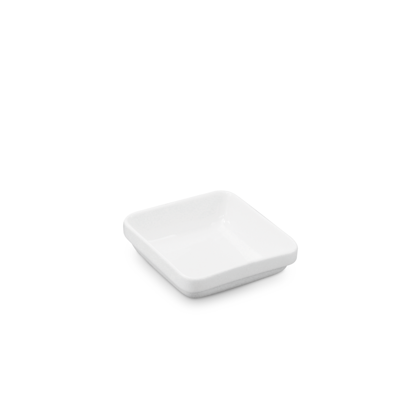 white square dipping bowl