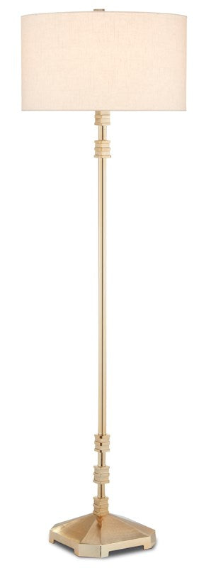 Pilare Gold Floor Lamp by Currey and Company