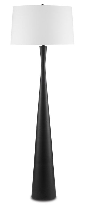 Montenegro Black Floor Lamp by Currey and Company