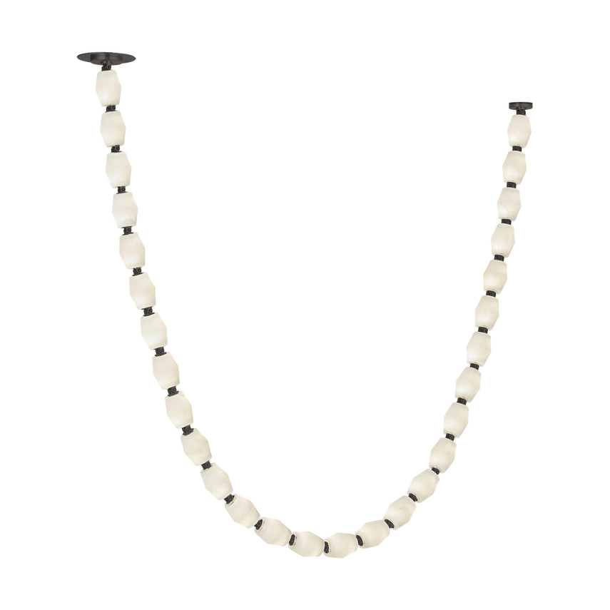 Collier 84" Alabaster Chandelier