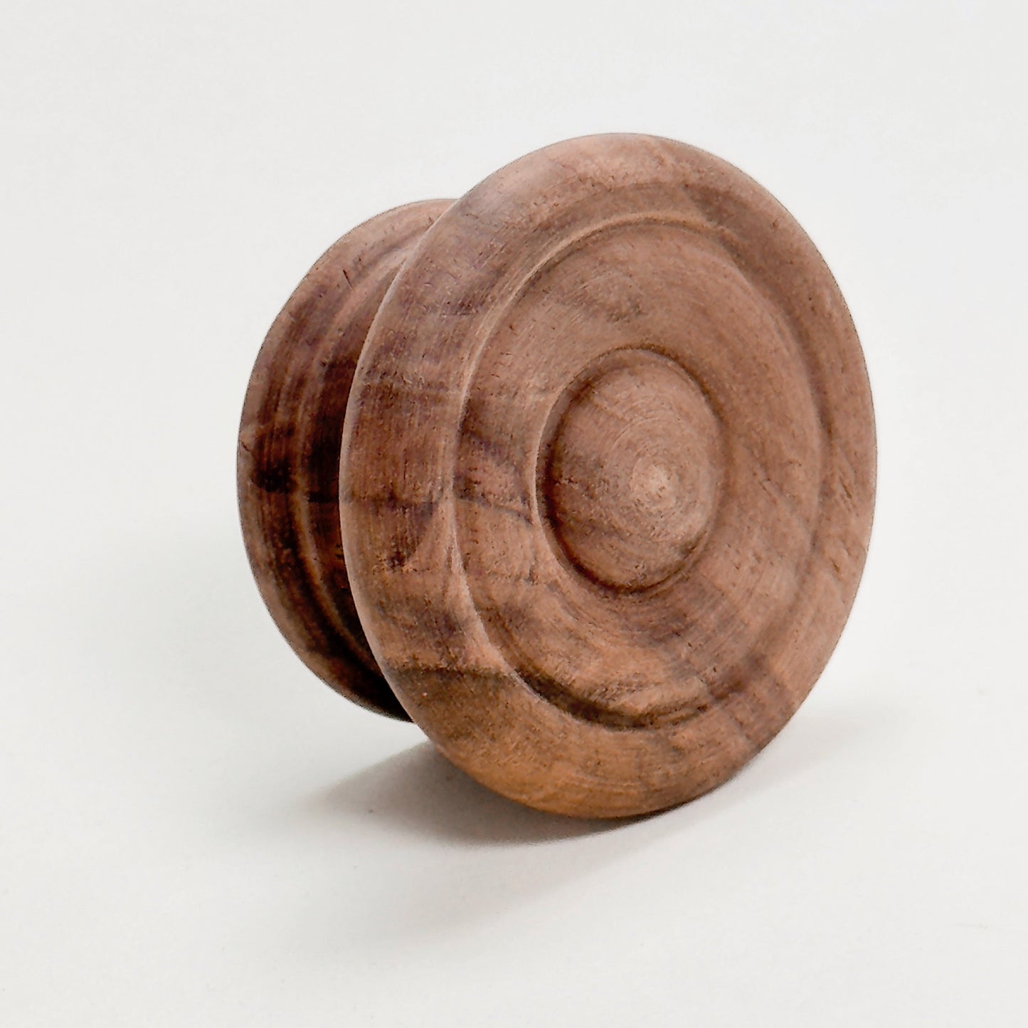 Round Walnut Cabinet Knob "Palmer" Wood Knob