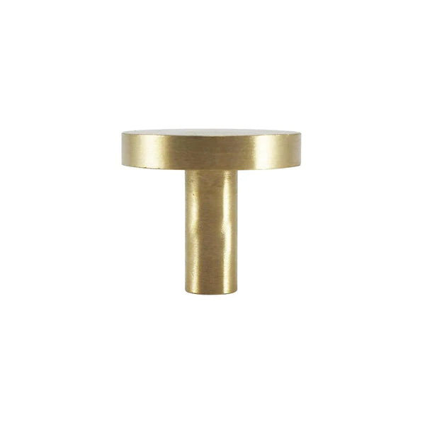 Modern Round Knob, Brass by AVE Home