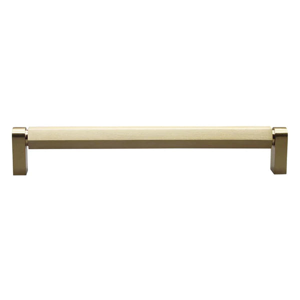 Modern Hex Bar Pull, Brass by AVE Home