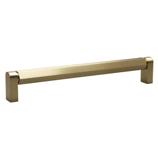 Modern Hex Bar Pull, Brass by AVE Home