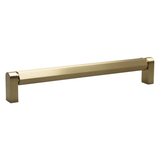 Handle Drap Hexagonal Satin Brass
