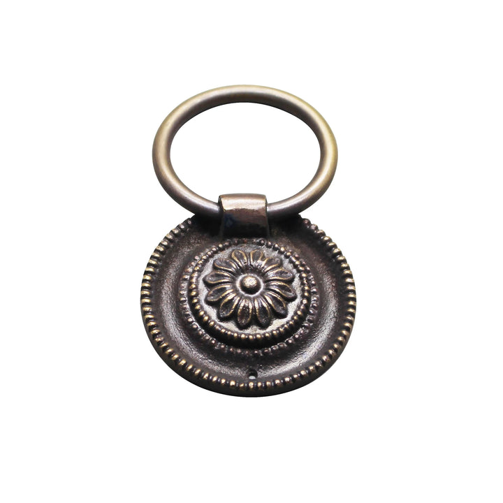 Traditional Rosette Ring Pull, Antique Brass by AVE Home