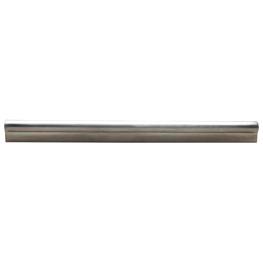 Large Modern Round Bar Pull, Nickel by AVE Home