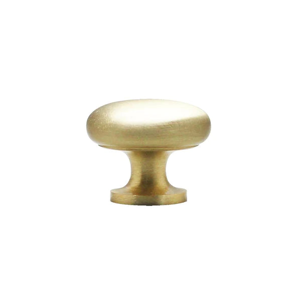 Transitional Round Knob, Brass by AVE Home