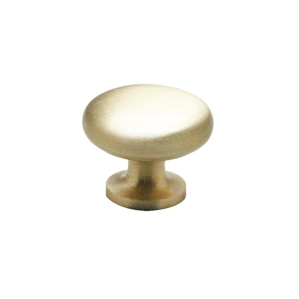 Transitional Round Knob, Brass by AVE Home