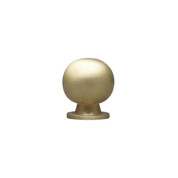 Traditional Ball Knob, Brass by AVE Home