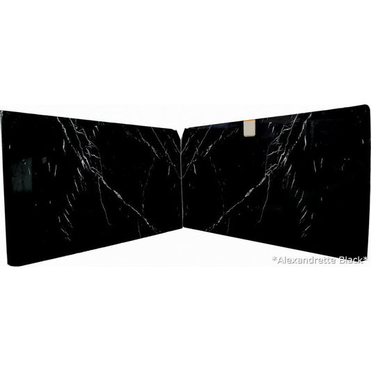 Alexandrette Black Bookmatching Marble Slabs Polished -Full Truckload