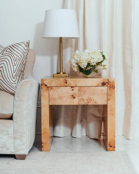 Ave Home Chloe Burl End Table