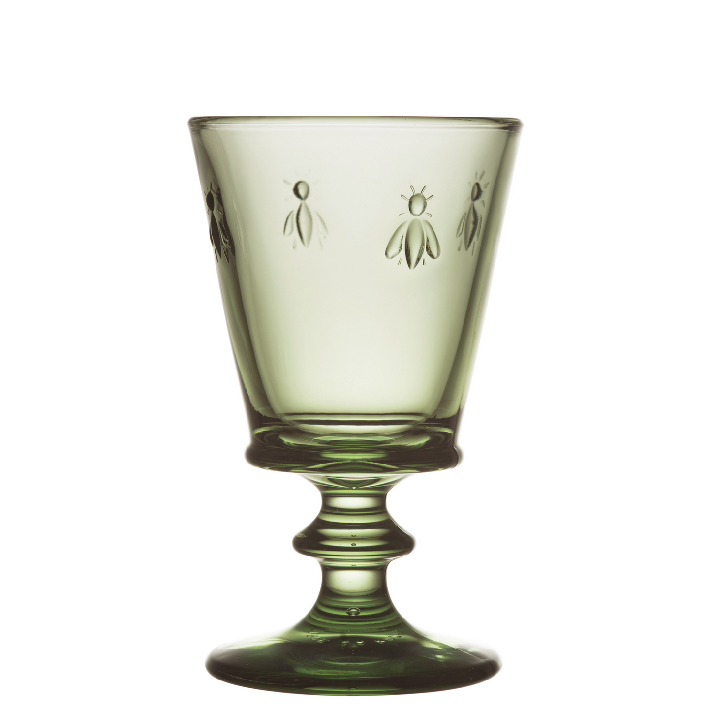Bee Wine Glass Olive Set-6 Glasses