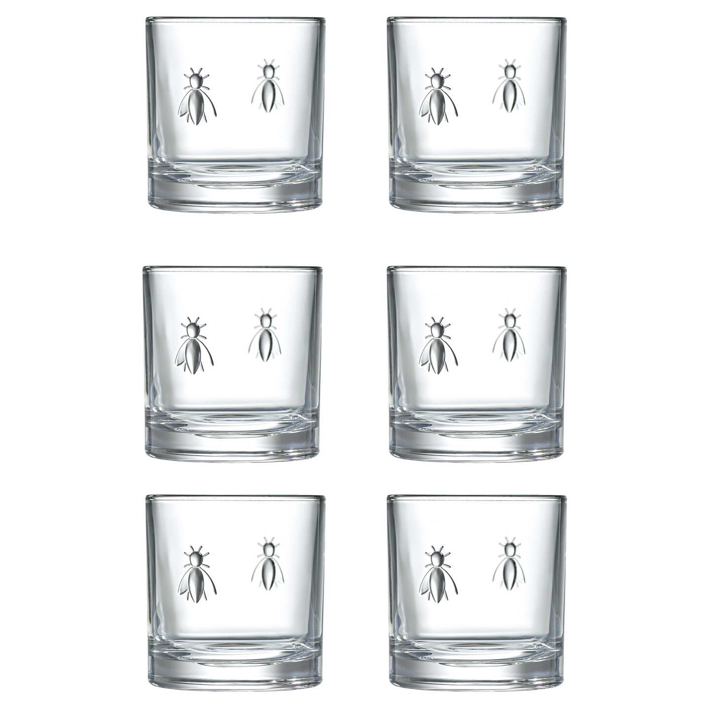 Bee Whiskey Glasses