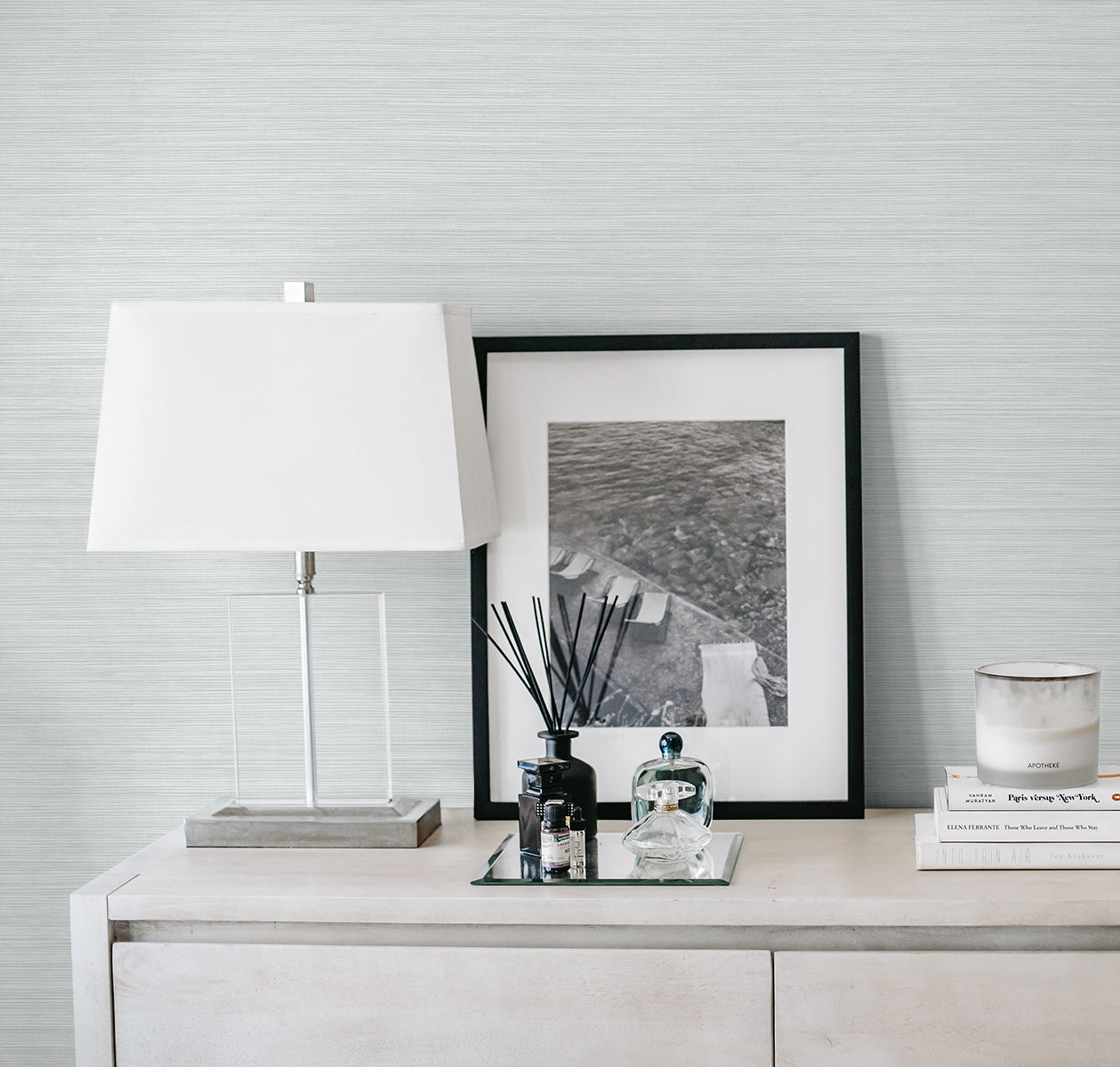 A Lot More Textures Lohja Faux Grasscloth Embossed Vinyl Unpasted Wallpaper