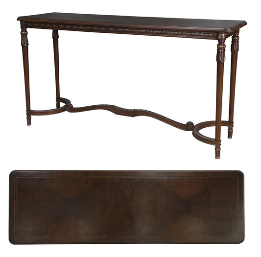 Burl Walnut Dupree Console Table