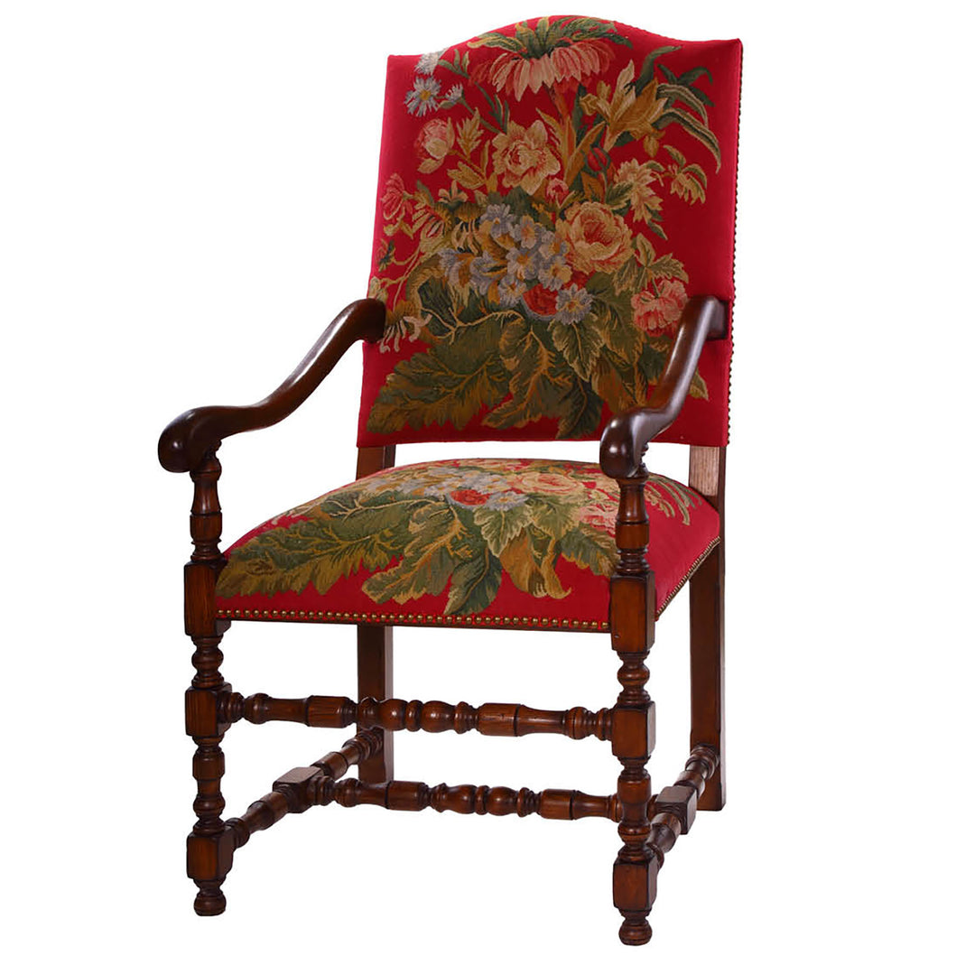 Calla Red Arm Chair by French Market Collection