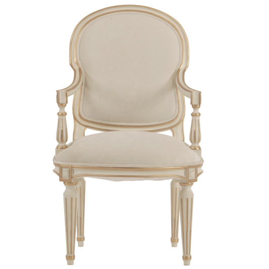 Camille Cream Arm Chair by French Market Collection Calla Red Side Chair by French Market Collection (Pair of 2) | Free Shipping