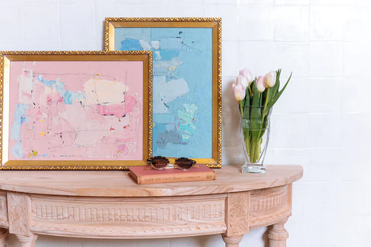 Ave Home Camille Demilune Console Table