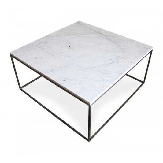 Marble Coffee Table Square Polished and Eased Edge