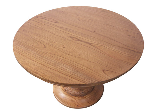 48" Charlotte Pedestal Table (Golden Oak) by Ave Home