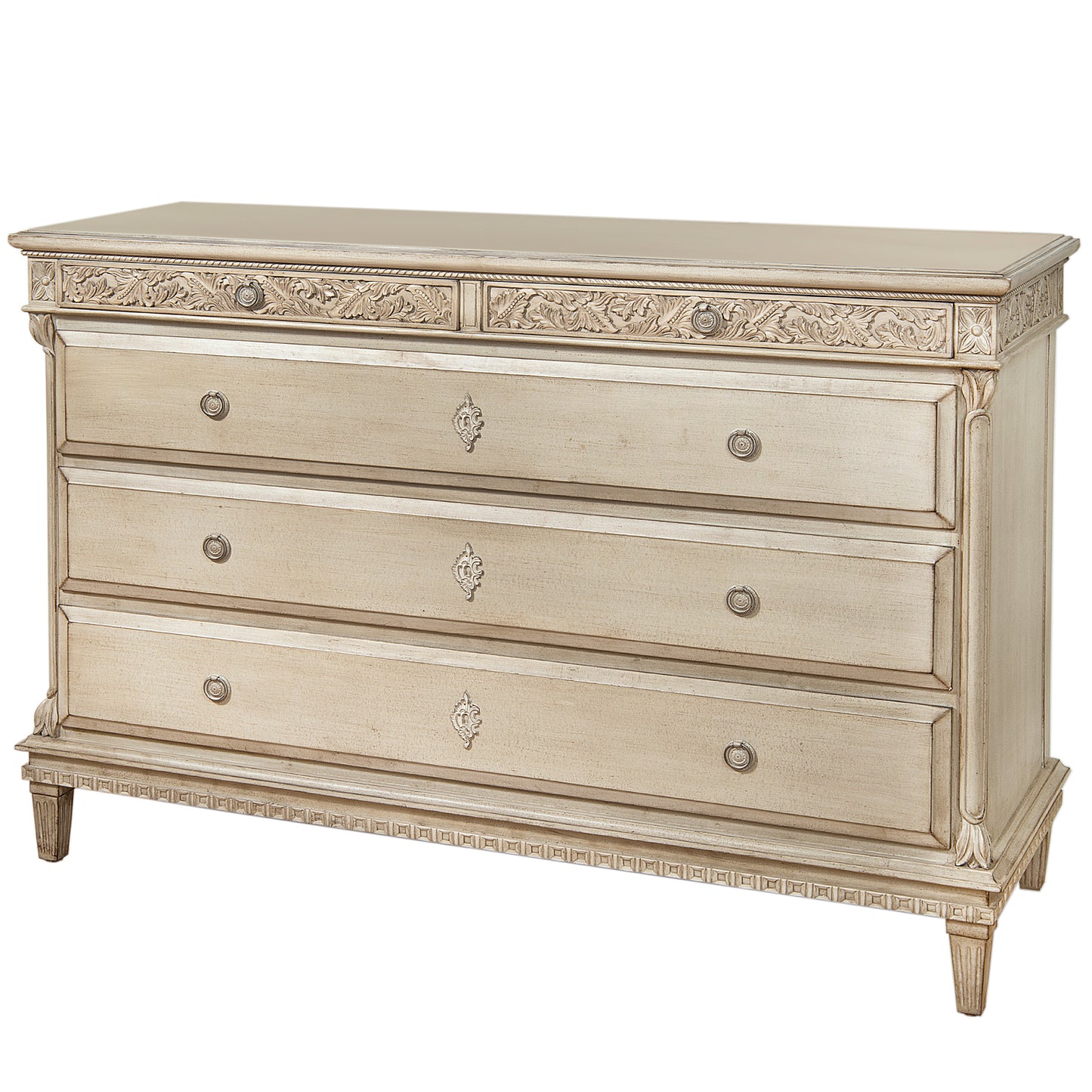 Constance Chest – 5 Drawer in French Country Beige | Free Ship