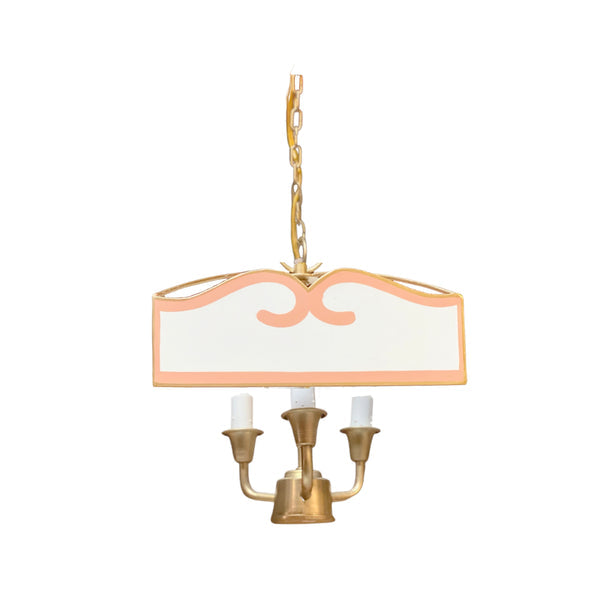 Perry Pendant Chandelier in Pink by Dana Gibson