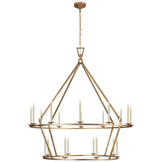 Darlana Extra Large Two-Tier Chandelier Designer Chapman & Meyers | Visual Comfort