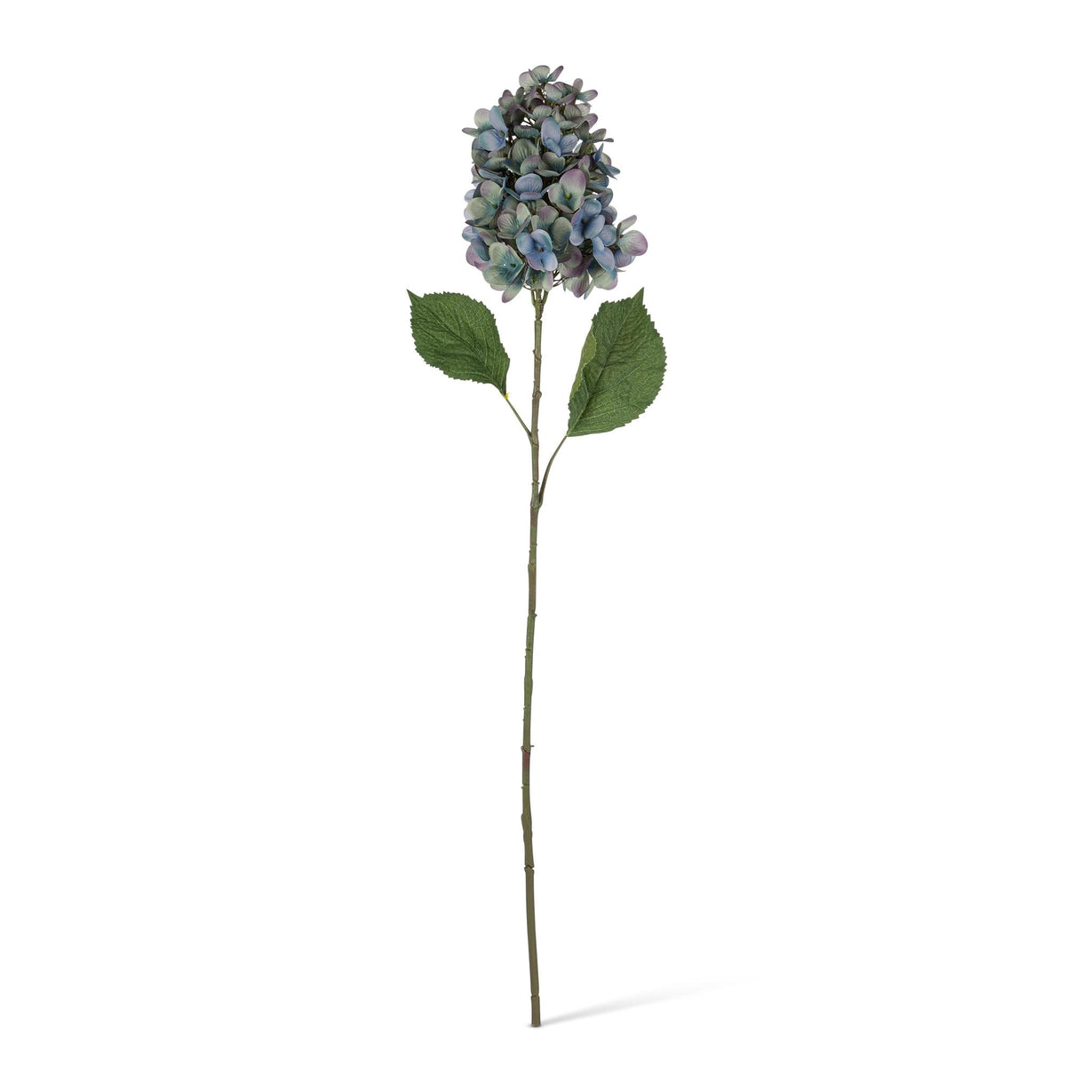 30.7" Large Blue Cone Blossom Hyrdrangea Stem