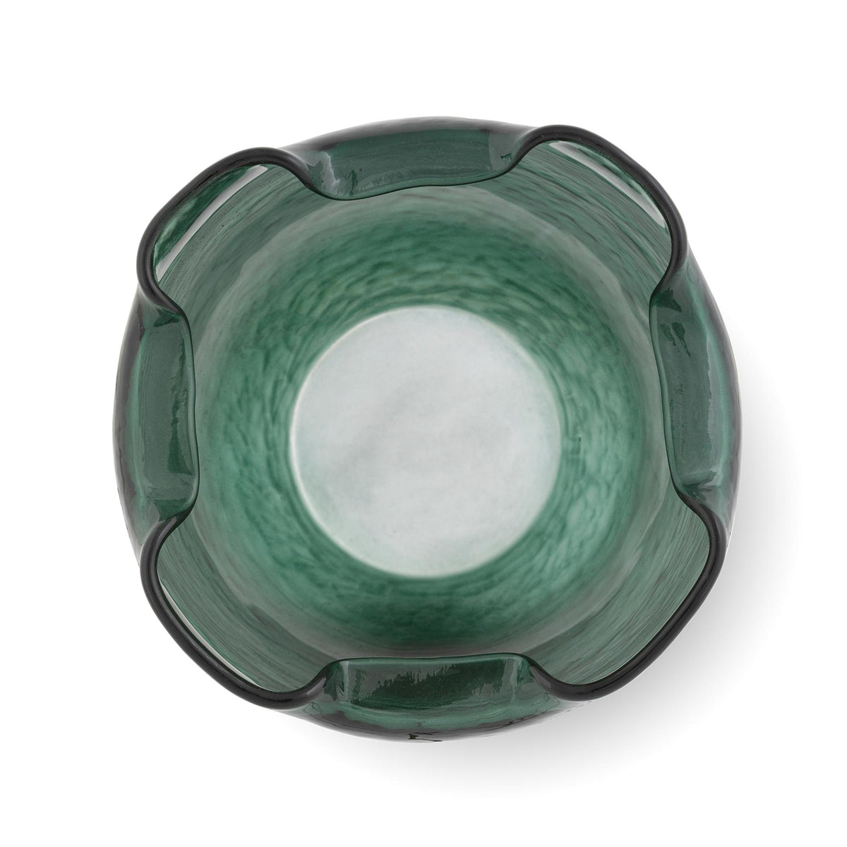 Fold Vase, Hunter Green, Large