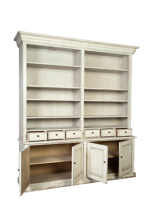 Emmeline White Bookcase by Furniture Classics