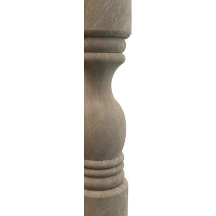 Emperador Light Marble Balustrade Hand-carved from Solid Marble Block (SET of 4)