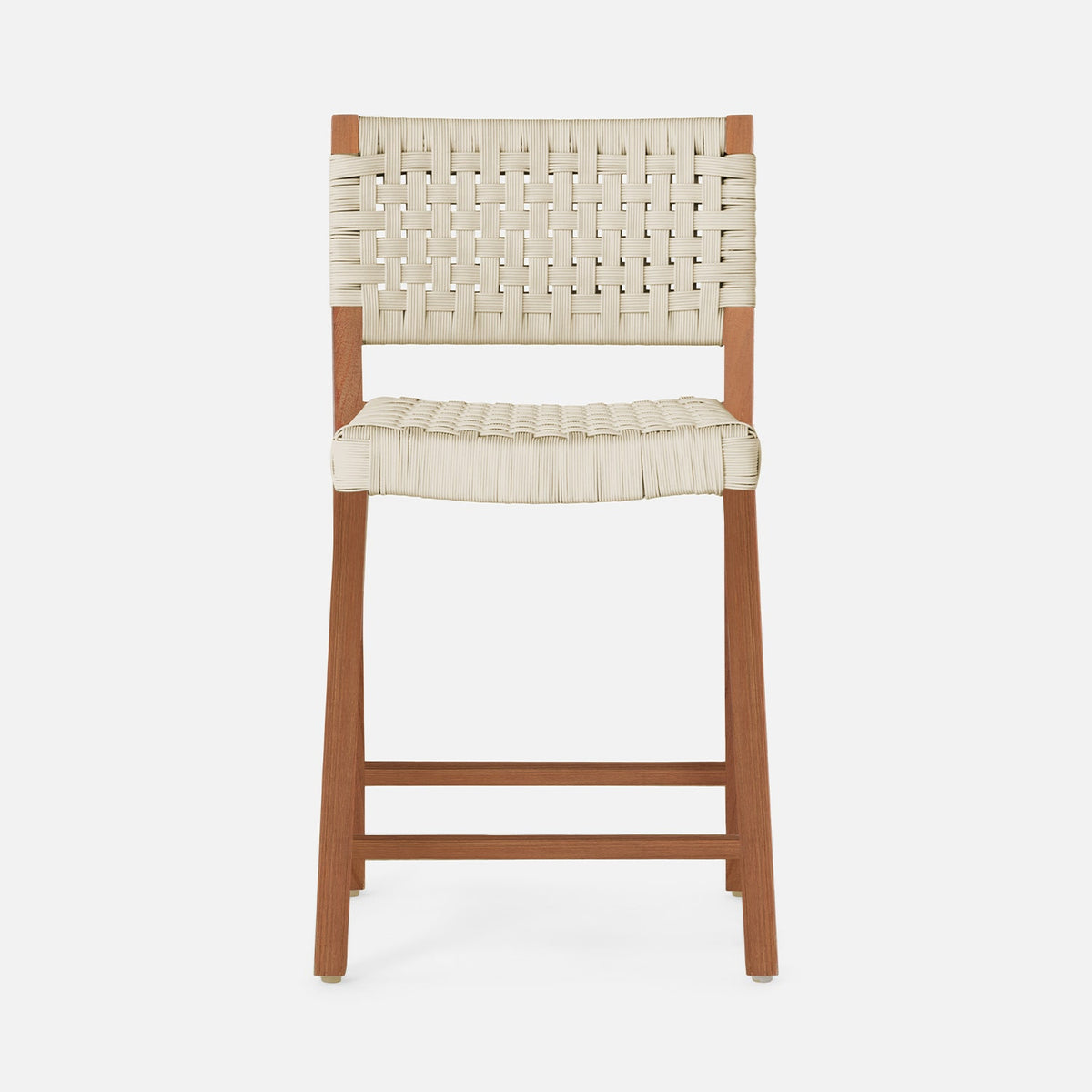 Sand Faux Wicker/Rustic Teak