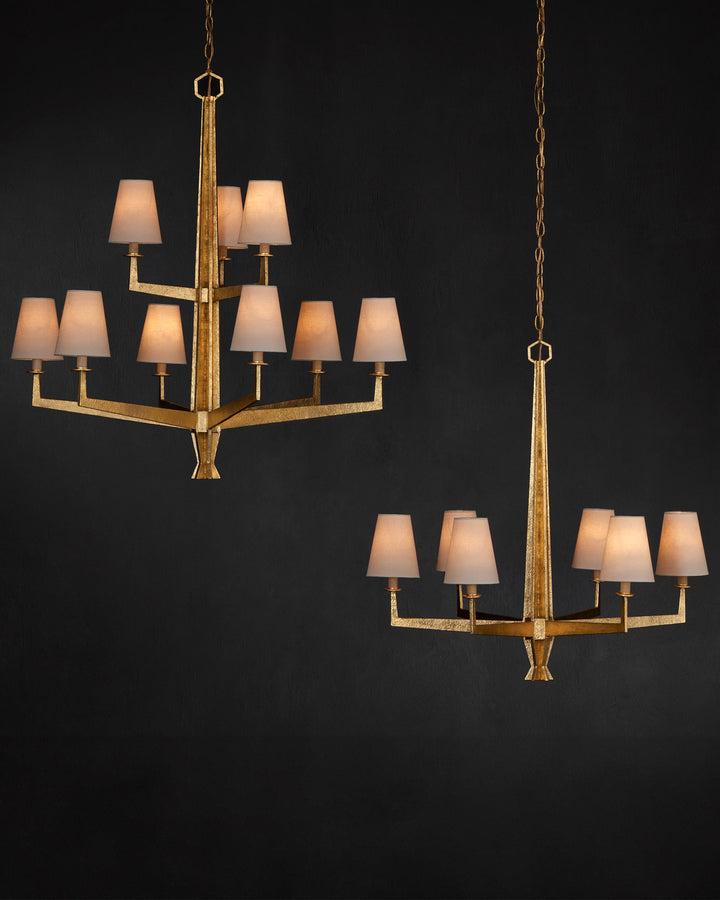 Goldfinch Large Chandelier by Currey and Company