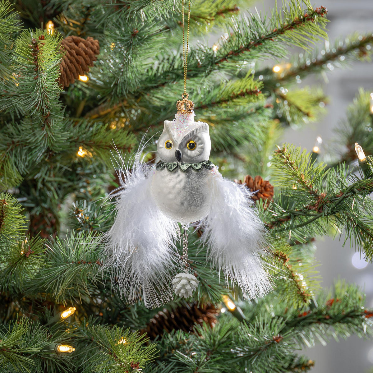 Snow Owl Ornament