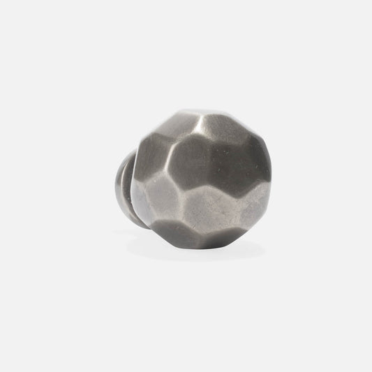 Lafayette knob in smooth antique nickel
