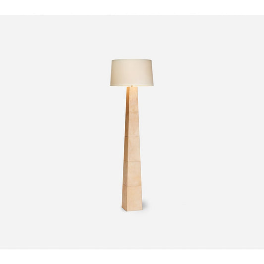 Alumet Floor Lamp Beige Hair-On-Hide