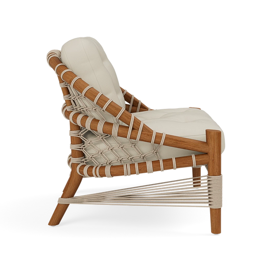 Castelo Outdoor Lounge Chair Garonne Cream