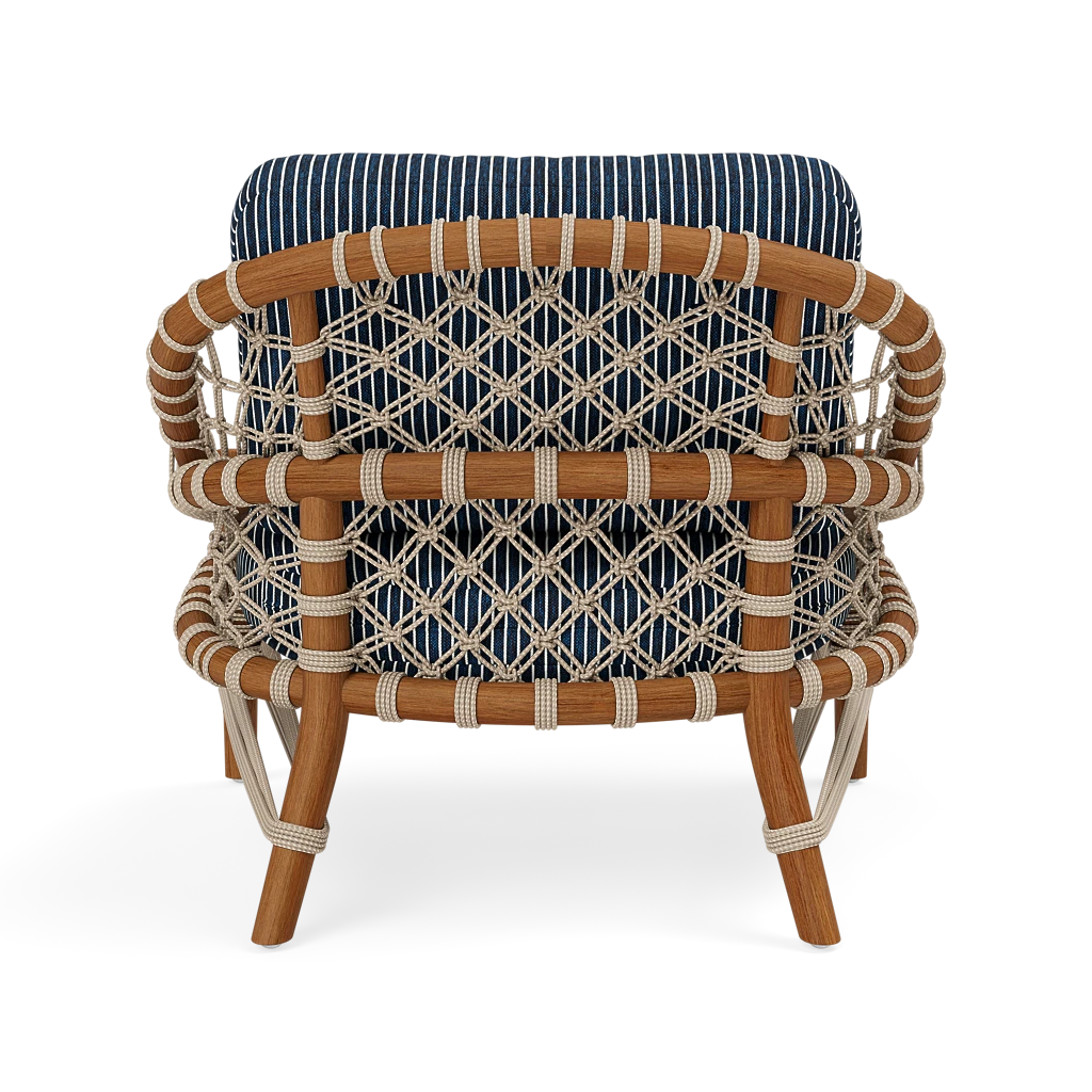 Castelo Outdoor Lounge Chair Oleta Dark Navy