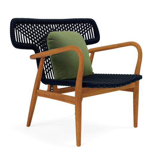 Garrison Outdoor Wing Chair - Havel Cactus Outdoor Performance Velvet