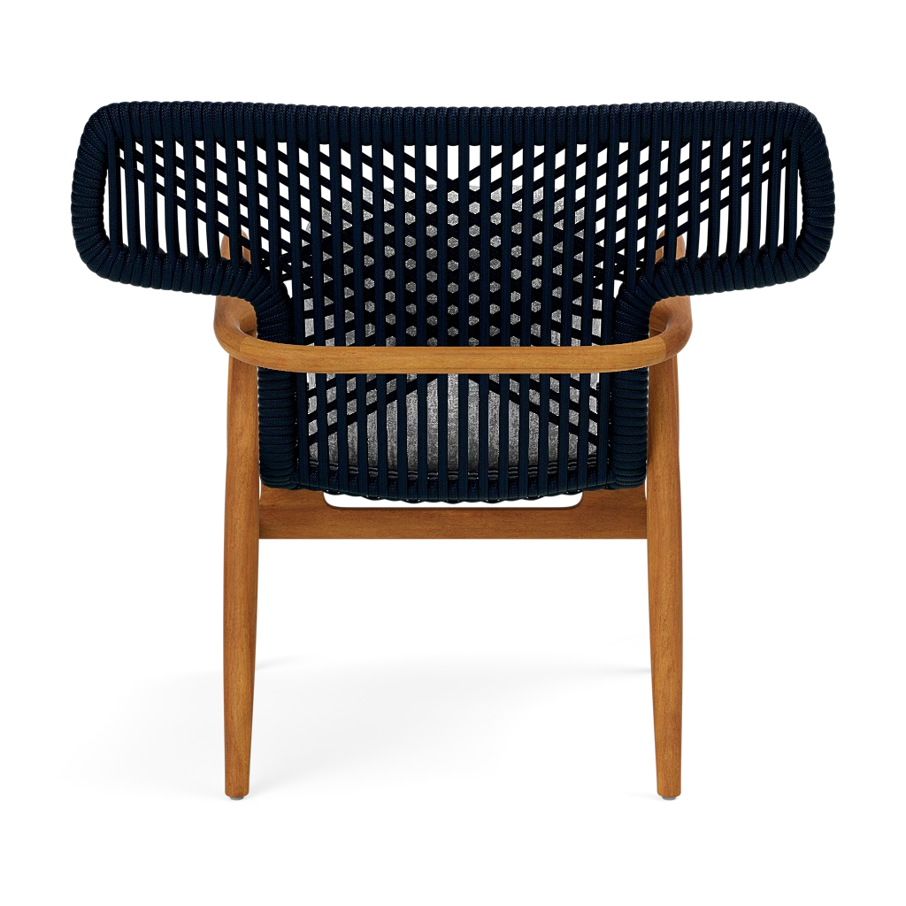 Garrison Outdoor Wing Chair - Volta Mist High-Performance Fabric