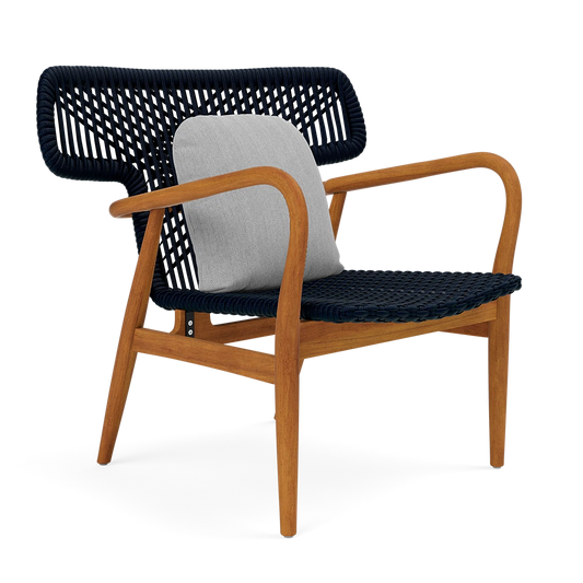 Garrison Outdoor Wing Chair - Pagua Pearl High-Performance Fabric