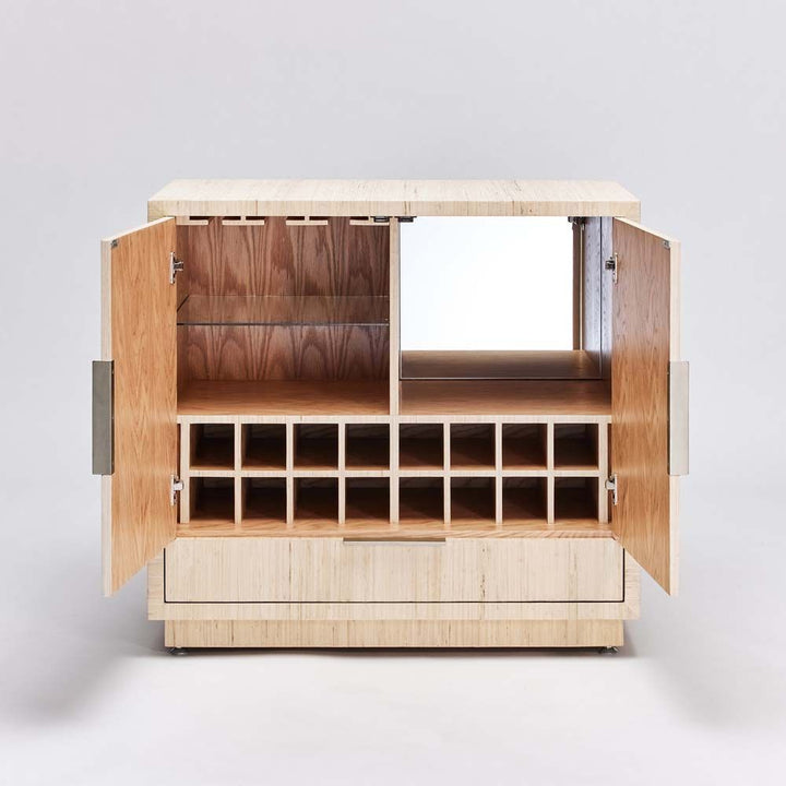 Montaigne Car Cabinet - Natural by Interlude Home