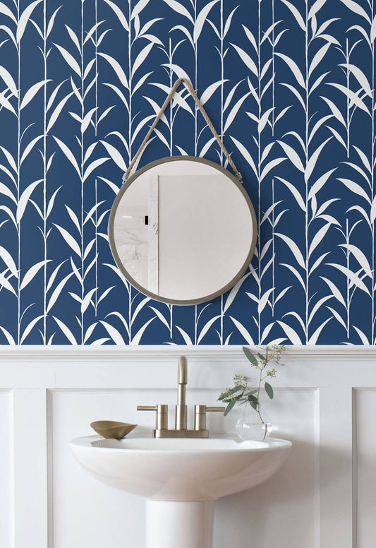 Bamboo Leaf Peel and Stick Removable Wallpaper