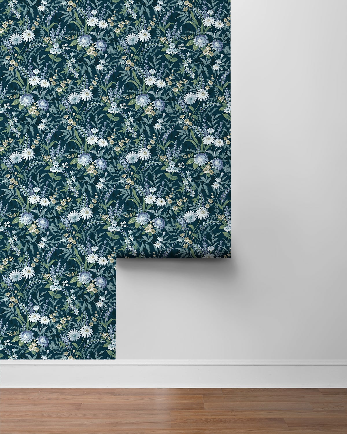 Vintage Floral Peel and Stick Removable Wallpaper
